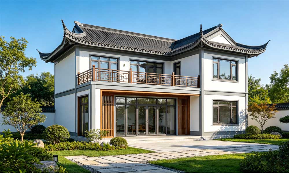 漢良中式輕鋼別墅，傳承東方建筑之美