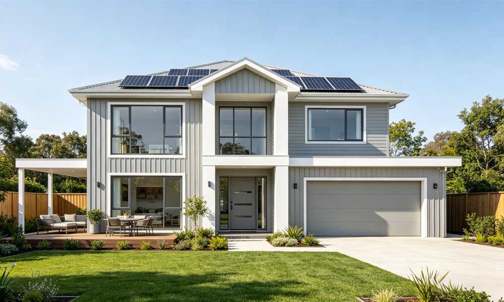 漢良現(xiàn)代簡(jiǎn)約輕鋼別墅，這才是年輕人想要的家(圖1)