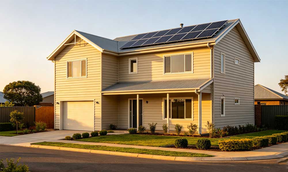 漢良睿婕輕鋼別墅：出口非洲的光伏儲能住宅，從鐵皮屋到綠色別墅(圖1)