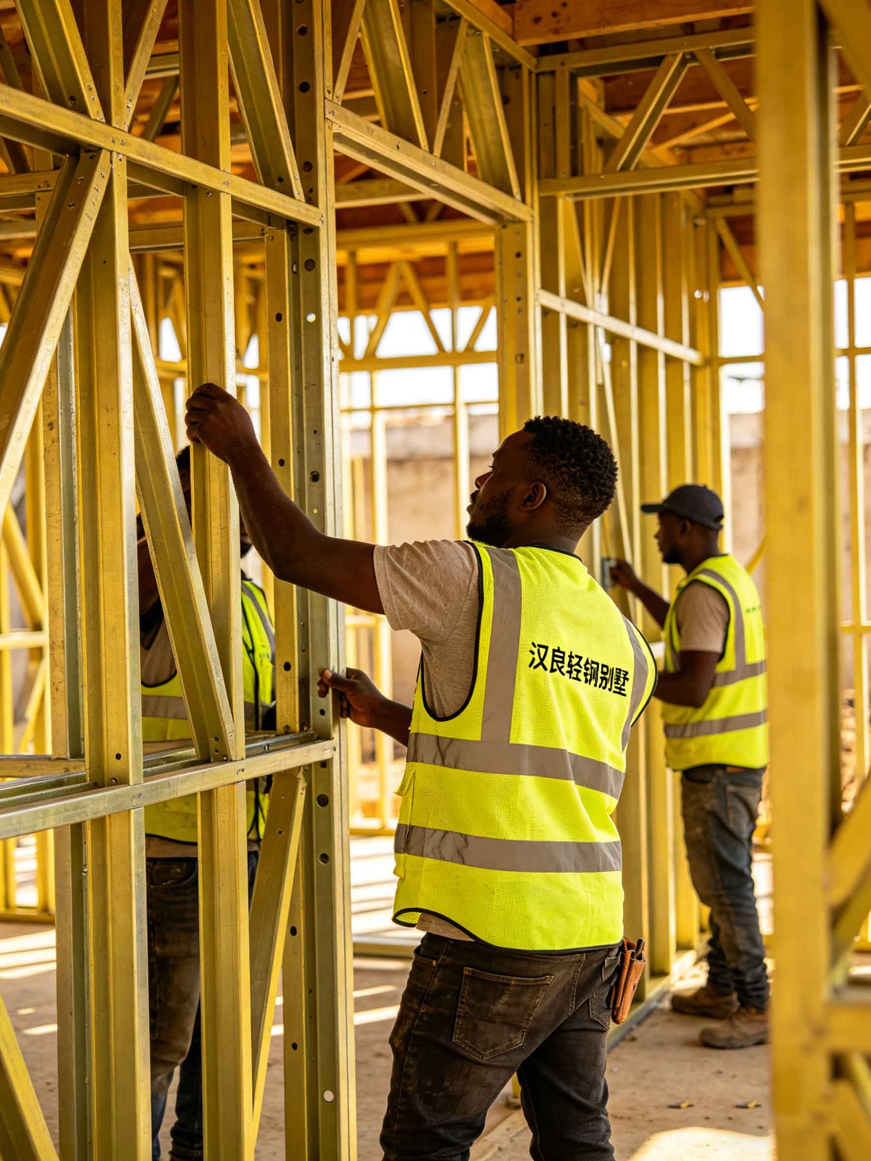 非洲開發商為何瘋狂下單？漢良睿婕輕鋼別墅+光伏儲能的三大優勢(圖2)